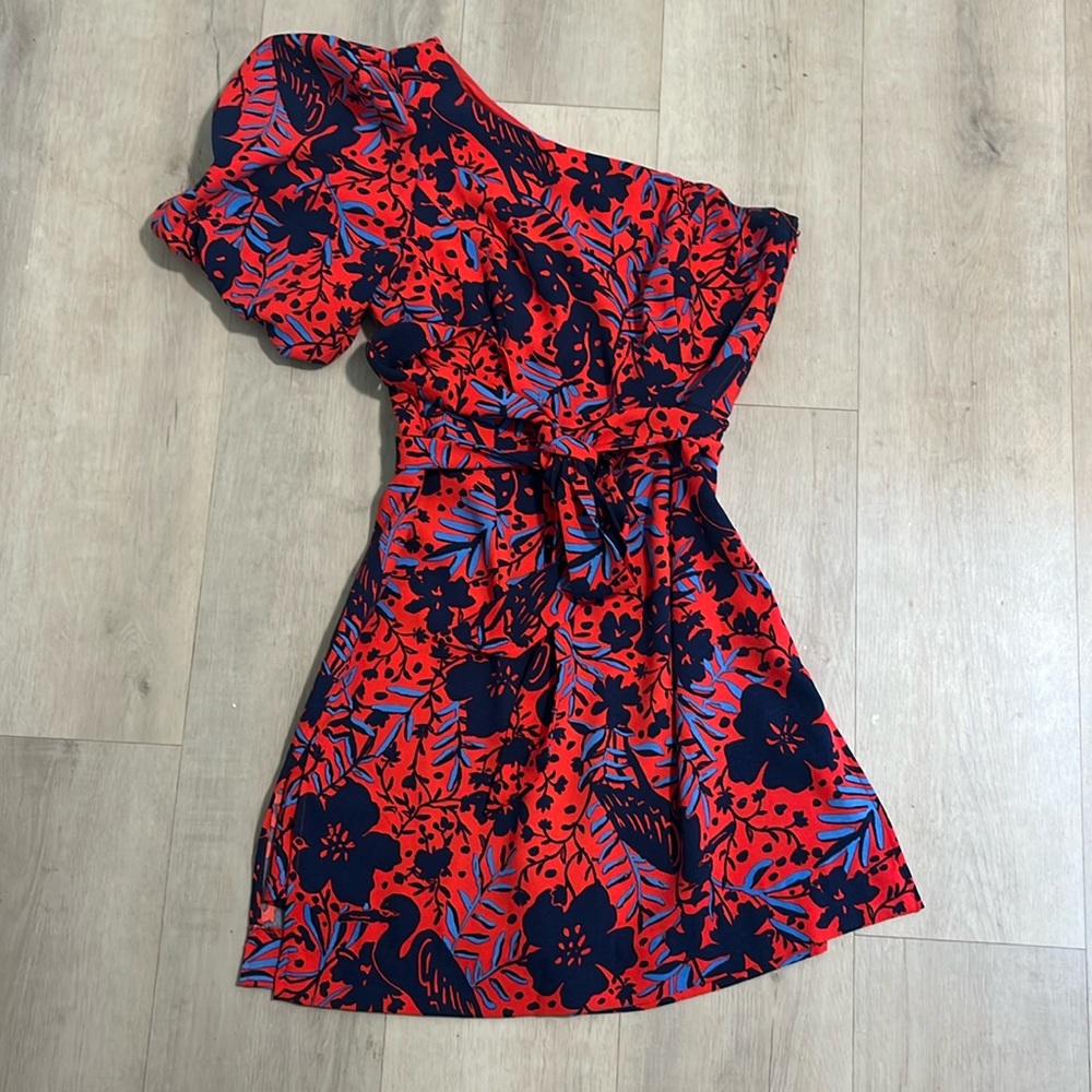 Lilly Pulitzer One Shoulder Heron on My Own Romper